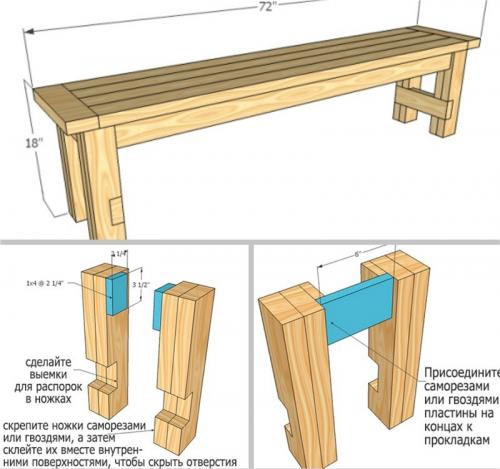 Лавка для улицы своими руками. Лавочка своими руками: простые и сложные конструкции для новичков и профессионалов (150 фото-идей)