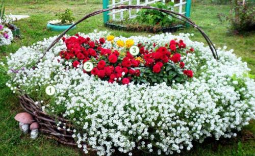 Клумбы необычной формы. Красивые клумбы — варианты оформления, правила организации, выбор места, советы новичкам + 99 фото