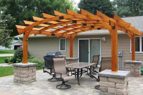 Пергола деревянная для вьющихся растений своими руками. Как сделать деревянную перголу своими руками