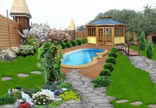 Дизайн заднего двора частного дома с террасой. Дизайн заднего двора — лучшие идеи, как оформить свой участок красиво и со вкусом, а также советы и рекомендации от профи (120 фото)