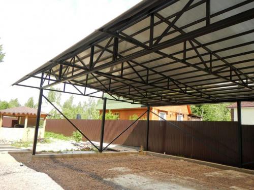 Навесы для частного дома из поликарбоната. Навесы из поликарбоната — обзор лучших проектов и особенности выбора красивых идей оформления для навеса (105 фото)