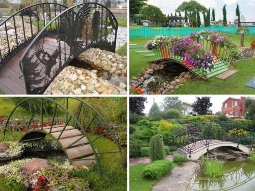 Мостики для дачи через канаву своими руками. Оценим садовые мостики по форме и назначению