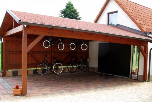 Навес к дачному домику. Целевое назначение навесов для дачи