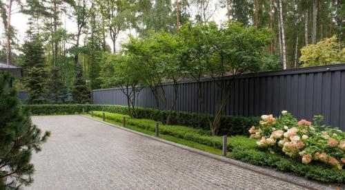 Как оформить въезд на участок. Монтаж заезда узкой ширины