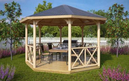 Красивые деревянные беседки. Беседки из дерева — 120 фото лучших идей дизайна и оформления беседок из дерева