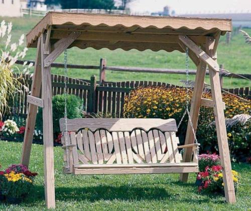 Зона отдыха на участке частного дома с качелями. Садовые качели: советы по выбору дизайна, конструкций и варианты постройки (125 фото и видео)