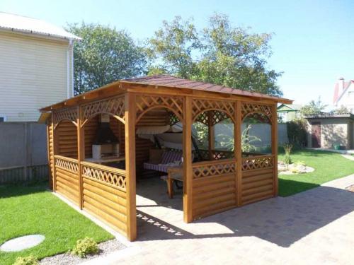 Красивые деревянные беседки. Беседки из дерева — 120 фото лучших идей дизайна и оформления беседок из дерева