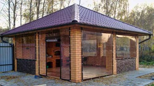 Оригинальные беседки из дерева с барбекю. Ваша беседка с мангалом: важные детали