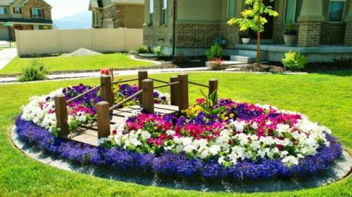 Идеи для клумбы своими руками для детского сада. Клумбы своими руками – 125 фото лучших идей размещений. Правила выбора растений и их посадка