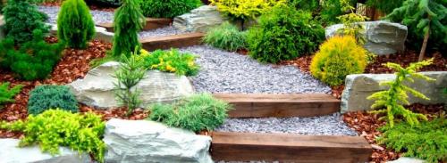 Камни для ландшафтного дизайна — смотрите красивые примеры обустройства участков с камнями (фото и видео)