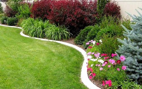 Чем огородить клумбу. Оригинальный заборчик для клумбы, цветника