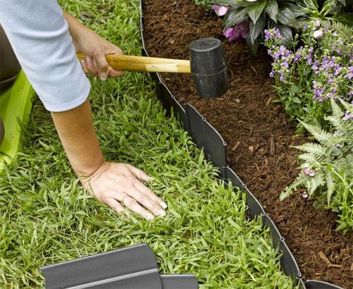 Чем огородить клумбу. Оригинальный заборчик для клумбы, цветника