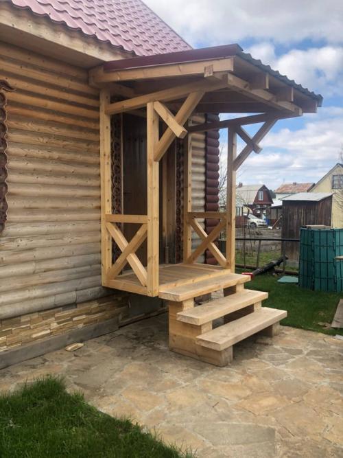 Дизайн крыльца частного дома с навесом. Крыльцо с навесом для частного дома