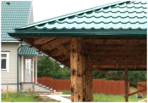 Чем накрыть беседку на даче недорого. Чем лучше всего покрыть крышу беседки, недорого и практично – ТОП 3 материалов