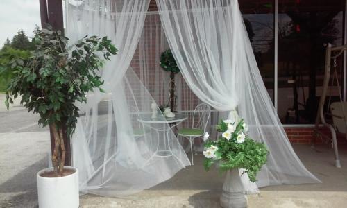 Шторы в беседку. Тканевые полотна