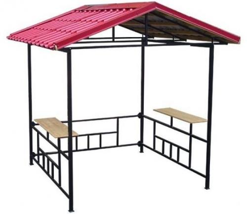 Навес для зоны отдыха с мангалом. Виды навесов