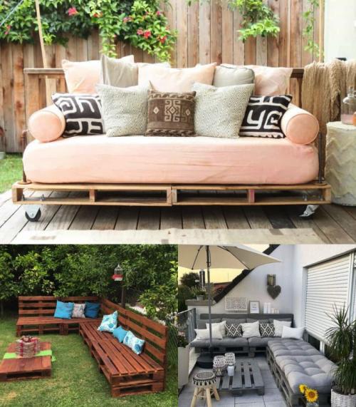 Мебель из поддонов для дачи своими. Начинаем с подготовки материала 08