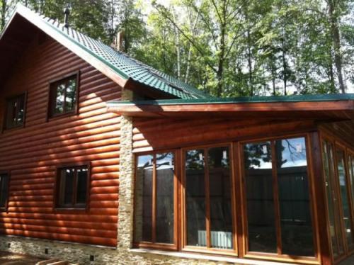 Открытая веранда к дому из дерева. Чем веранда отличается от террасы 03