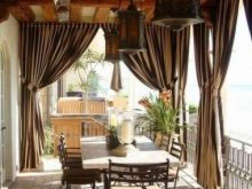 Как часто необходимо чистить непромокаемые шторы для веранды и террасы. Шторы для террасы на зиму