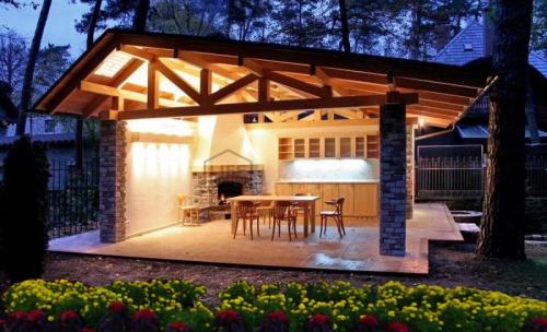 Беседка в современном стиле. Варианты современных беседок для дачи или приусадебного участка