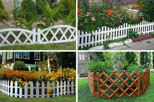 Декоративное ограждение. Как сделать своими руками декоративный забор для сада?