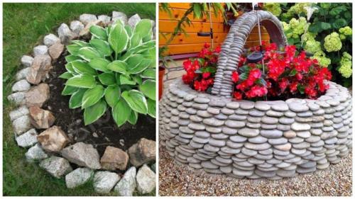 Клумба из камней для цветов. Клумба из камней своими руками — секреты мастера, как самостоятельно оформить каменный цветник! (фото и видео)