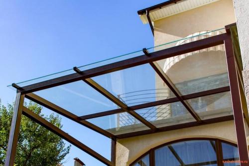 Какие типы металла используются для изготовления козырьков над крыльцом. Материалы для козырька