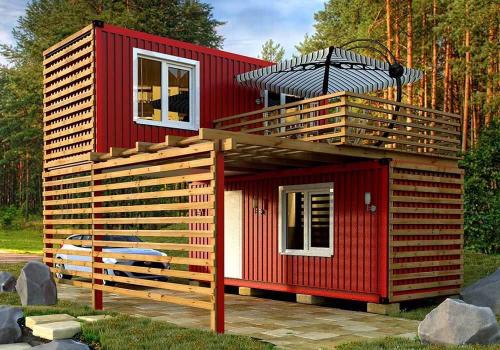 Отдых на природе: постройка дачного дома с террасой 06 Отдых на природе: постройка дачного дома с террасой 06