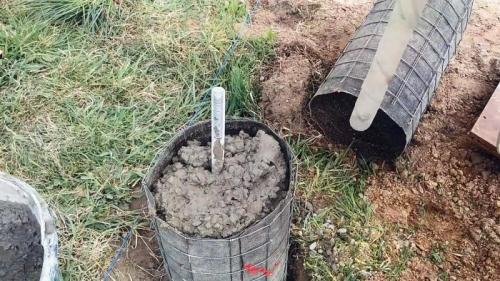 Как сделать сваи под дом. Процесс заливки свай