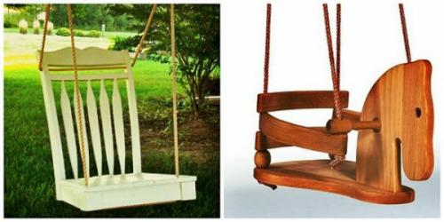 Как сделать детские уличные качели более удобными и безопасными. Детские качели для дачи