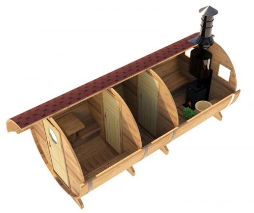 Какие материалы необходимы для строительства бани-бочки. На зависть Диогену: баня-бочка своими руками, особенности конструкции