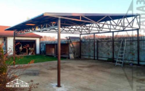 Как выбрать место для установки козырьков и навесов. Этап I: ставим опоры