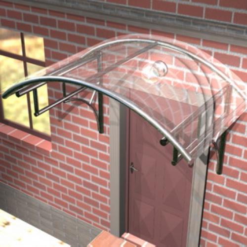 Навес над крыльцом из поликарбоната. Навесы и козырьки над крыльцом частного дома своими руками (с фото) 08