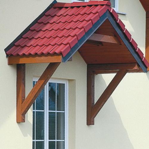 Навес над крыльцом из поликарбоната. Навесы и козырьки над крыльцом частного дома своими руками (с фото) 10