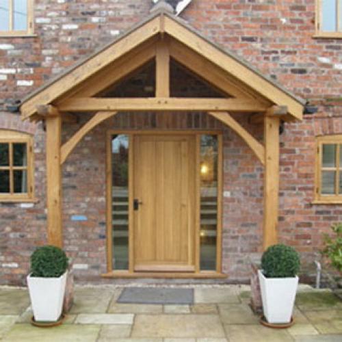 Навес над крыльцом из поликарбоната. Навесы и козырьки над крыльцом частного дома своими руками (с фото) 02