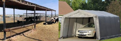 Каркасный навес к дому. Стеновая опора 03 Каркасный навес к дому. Стеновая опора 03