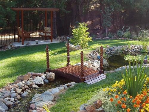 Как правильно установить декоративный мост