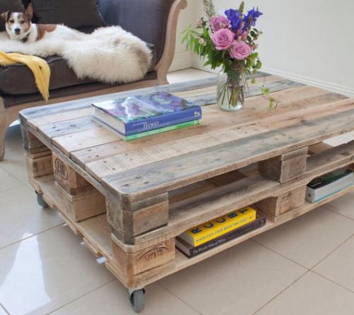 Стол из поддонов. Преимущества столов из поддонов