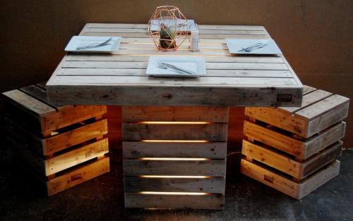 Кухня из поддонов. Пошаговое изготовление своими руками мебели из поддонов, фото изделий