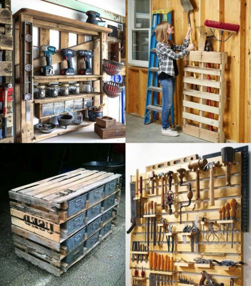 Мебель из поддонов на дачу. Начинаем с подготовки материала 03