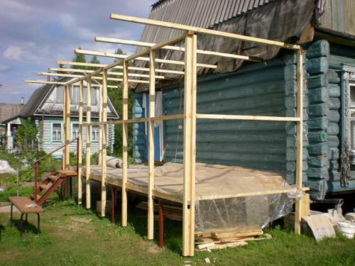 Летняя веранда своими руками. Веранда своими руками – пошаговая инструкция и советы экспертов, как изготовить пристройку к дому (105 фото)