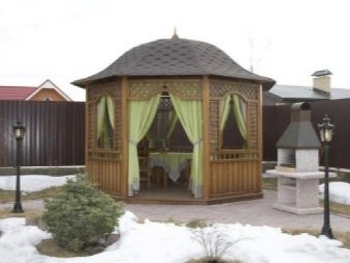 Занавески в беседку для улицы. Назначение 01