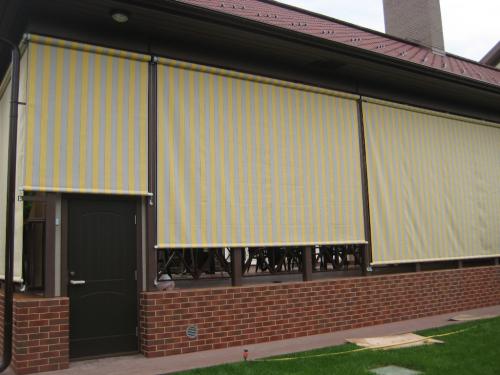 Бамбуковые шторы для беседки. Как выбрать уличные шторы для веранды на даче?