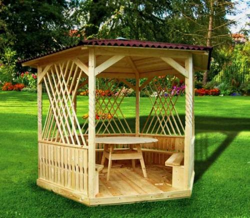 Красивые деревянные беседки. Беседки из дерева — 120 фото лучших идей дизайна и оформления беседок из дерева