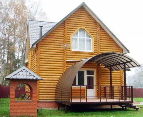 Навес над входной дверью в частном доме своими руками. Предназначение входного навеса