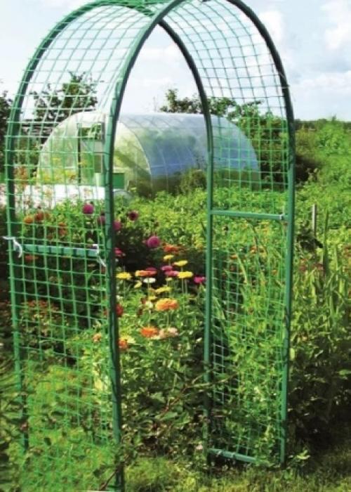 Палисадник из сетки. Как правильно покрасить решётку 07 Палисадник из сетки. Как правильно покрасить решётку 07