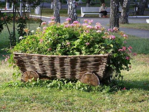 Плетеные бордюры для клумб. Как я делаю плетеный бордюр для высоких грядок