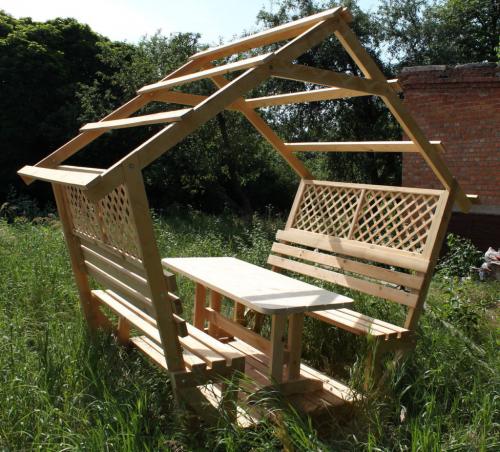 Беседки из дерева для дачи. Варианты постройки