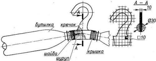 Какие материалы можно использовать вместе с пластиковыми бутылками для изготовления вещей