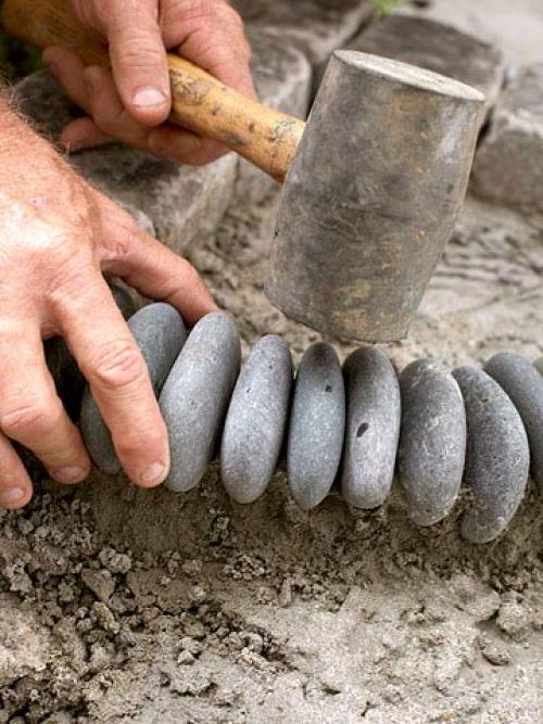 Как выбрать подходящий дизайн для мозаики из камней для сада. Как оформить дорожку – мозаику из гальки